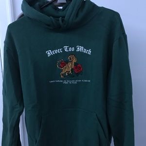 H&M Green Tiger Hoodie
